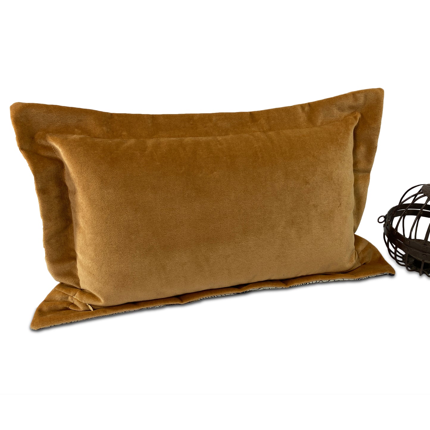 Dark Academia Moth & Spiderweb Lumbar Pillow Cover with Flange