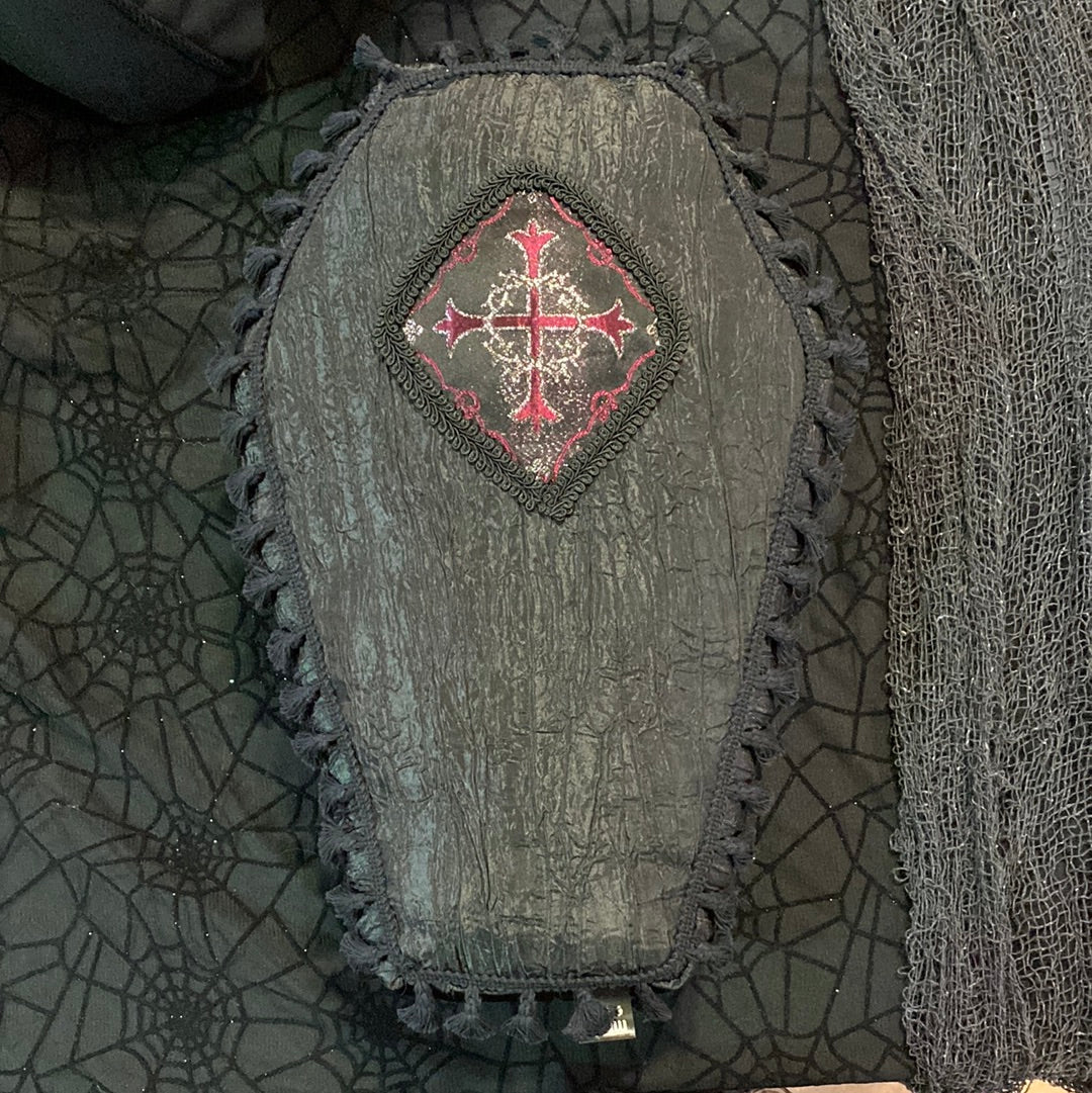 Bloodthorne Brocade Coffin Pillow