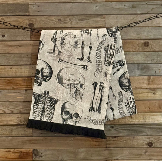 Human Anatomy Canvas Table Runner