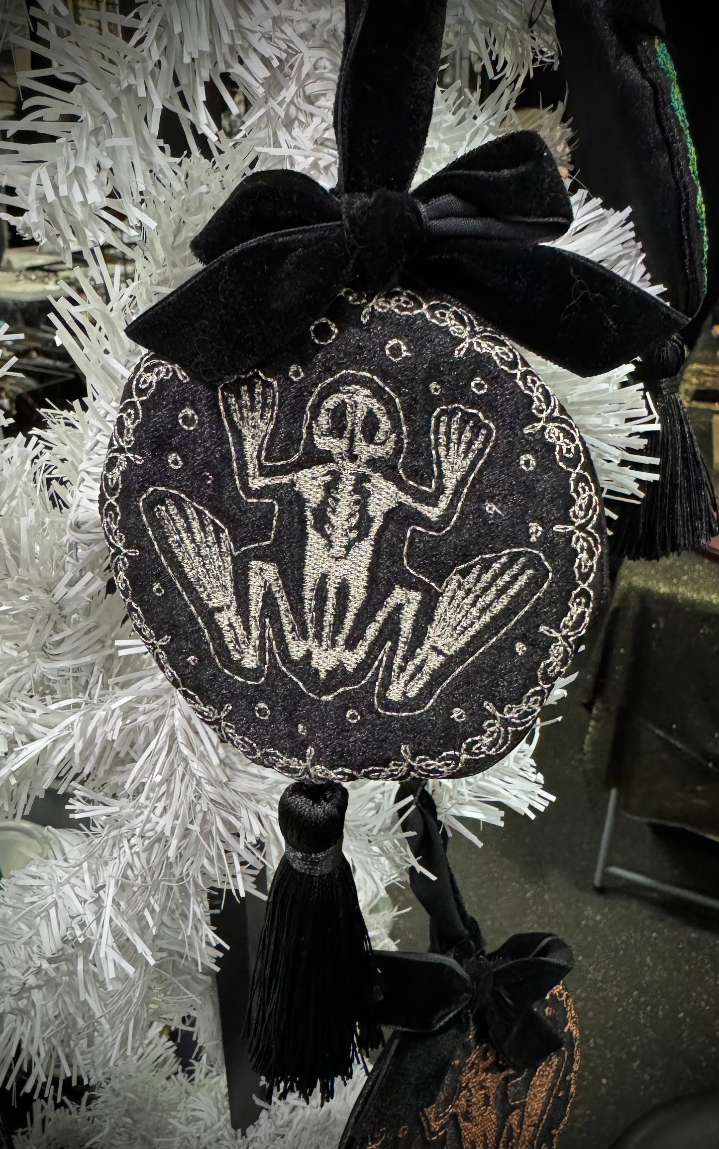 Frog Skeleton Ornament