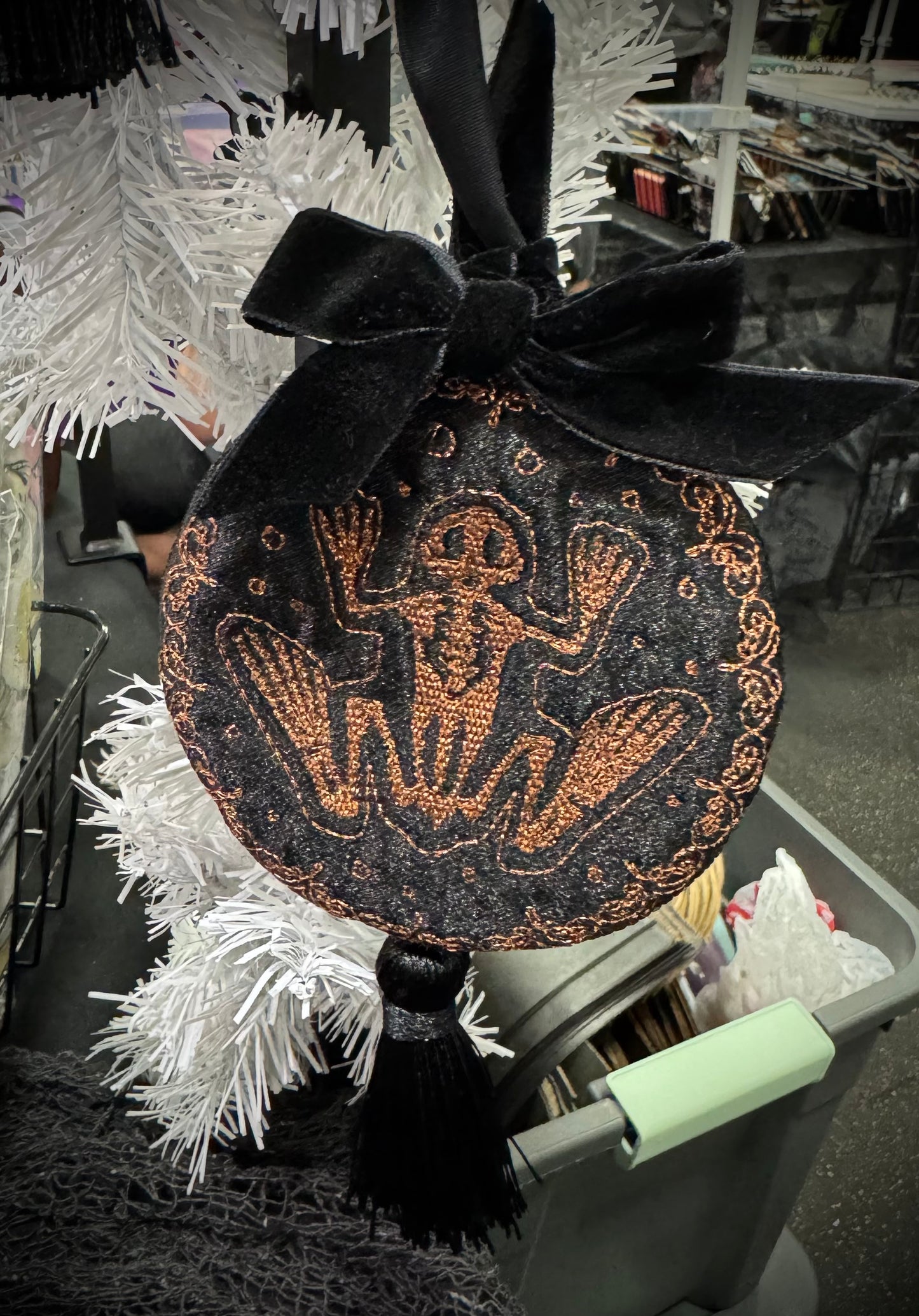 Frog Skeleton Ornament