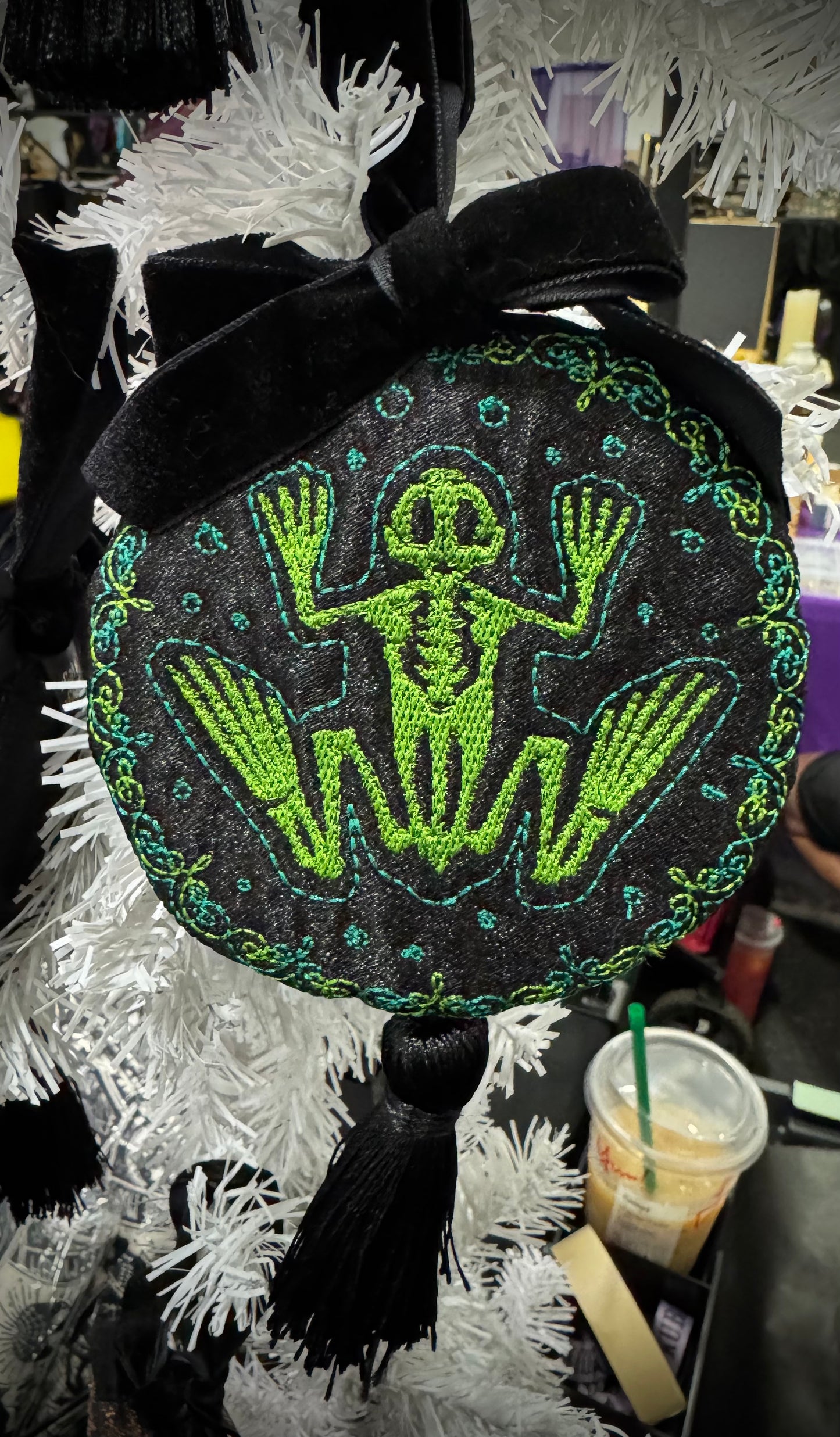 Frog Skeleton Ornament