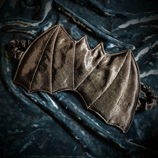 Satin Bat Eye Mask